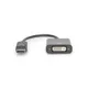DIGITUS Aktiver DisplayPort Adapter DP auf DVI M/F, 0,15m