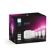 Philips Hue White & Color Ambiance E27 3er Starter Set inkl. DimmerSwitch 3x800lm 75W