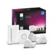 Philips Hue White & Color Ambiance GU10 Dreierpack Startset inkl. Dimmschalter