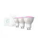 Philips Hue White & Color Ambiance GU10 Dreierpack Startset inkl. Dimmschalter