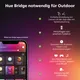 Philips Hue White & Color Ambiance Resonate Wandleuchte Outdoor schwarz