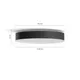 Philips Hue White Ambiance Enrave Deckenleuchte L schwarz 4500lm inkl. Dimmschalter
