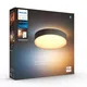 Philips Hue White Ambiance Enrave Deckenleuchte M schwarz 2400lm inkl. Dimmschalter