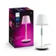 Philips Hue White & Color Ambiance Go Tragbare Tischleuchte, 370lm, weiß
