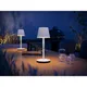 Philips Hue White & Color Ambiance Go Tragbare Tischleuchte, 370lm, weiß