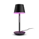 Philips Hue White & Color Ambiance Go Tragbare Tischleuchte, 370lm, schwarz