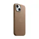 Apple FineWoven Case für iPhone 15 mit MagSafe taupe
