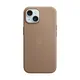 Apple FineWoven Case für iPhone 15 mit MagSafe taupe