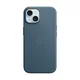 Apple FineWoven Case für iPhone 15 mit MagSafe pacific blue