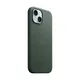 Apple FineWoven Case für iPhone 15 mit MagSafe evergreen