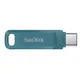 SanDisk Ultra Dual Drive Go 128 GB USB 3.1 Type-C / USB-A Stick Navagio Bay Blau