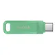 SanDisk Ultra Dual Drive Go 64 GB USB 3.1 Type-C / USB-A Stick Absinthe Grün