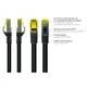 Good Connections Patchkabel mit Cat. 7 Rohkabel S/FTP 40m schwarz