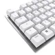 CHERRY KC 200 MX - MX2A Silent Red/Linear - Kabelgebundene Tastatur, Weiß/Silber