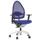 Topstar Design-Bürodrehstuhl mit Netzrücken, Höhe 550 mm, royalblau