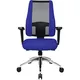 Topstar Bürodrehstuhl AIR SYNCRO, Netzrückenlehne mit Seitenteilen, schwarz/blau