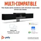 Poly Studio USB-Video-Bar - Passend für Huddle- und mittelgroße Meetingräume