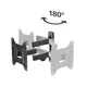 Hama TV-Wandhalterung FULLMOTION, 1 Stern, 200x200, 122cm (48"), 2 Arme, Schwarz