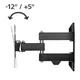 Hama TV-Wandhalterung FULLMOTION, 1 Stern, 200x200, 122cm (48"), 2 Arme, Schwarz