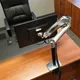 Ergotron LX HD Steh-Sitz Monitor Arm, Tischhalterung