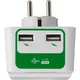 APC PM1WU2-GR Essential SurgeArrest 1 Outlet 230V 2 Port USB Charger