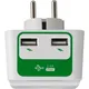 APC PM1WU2-GR Essential SurgeArrest 1 Outlet 230V 2 Port USB Charger