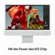 Apple iMac 24" Retina 4,5K 2023 M3/16/256GB 10C GPU Silber BTO