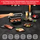 Tefal GC714D Optigrill+ Edelstahl / schwarz