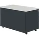 Schüberollcontainer, 529x800mm, Kunststoffpl., 3 Schübe, anthrazit/lichtgrau