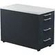 Schubladencontainer auf Rollen, 579x800mm, 3 Schubl., anthrazitgrau/lichtgrau