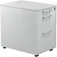 Schubladencontainer auf Rollen, 570x600mm, 1 Materialschub, lichtgrau