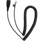 Jabra QD auf RJ10, spiral, 0,5 - 2 Meter z.B. für Lucent Callmaster V, VI, Cisco 7900 und PLX A22