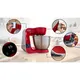 Bosch MUM5X720 Küchenmaschine MUM5 / Serie 4 deep red/silber