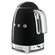 SMEG KLF04BLEU 50s Style Wasserkocher Schwarz