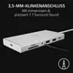 RAZER USB-C Dock - Mercury - 4K, 2xUSB-C, 4xUSB-A, Ethernet, HDMI, 3,5mm Klinke