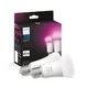 Philips Hue White & Color Ambiance E27 806lm 75W, 4er Pack + Bridge V2