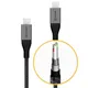 ALOGIC Super Ultra USB 2.0 USB-C-auf-USB-C-Kabel 30cm grau