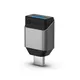 ALOGIC Ultra-Mini-USB-C auf USB-A Adapter grau