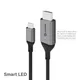 ALOGIC USB-C-Kabel (männlich) auf HDMI (männlich) 2m grau