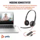 Poly Blackwire C3220 - 3200 Series - Headset USB-C/A, ANC, UC-zertifiziert