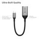 ALOGIC Ultra USB-C (männlich) auf HDMI (weiblich) Adapter grau 15 cm
