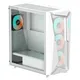 GIGABYTE GB-C301GW-TYPE-C-V2 Midi Tower Gaming Gehäuse mit Sichtfenster white