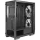 Inter-Tech IT-3503 Airstream Gaming PC Gehäuse Midi-Tower Schwarz Seitenfenster
