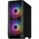 Inter-Tech IT-3503 Airstream Gaming PC Gehäuse Midi-Tower Schwarz Seitenfenster