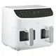 Medion MD 11760 Life P20 XXL Twin Doppelzonen-Heißluftfritteuse 8,7 l, weiß