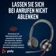 Poly Blackwire 8225 USB-C Stereo-Headset + USB-C/A-Adapter, ANC