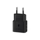Samsung Schnellladegerät T2510 USB-C 25W mit Datenkabel, Schwarz
