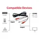 EQUIP 147094 2-Cinch-Stecker-auf-Stecker-Stereo-Audiokabel, 2,5m