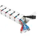 EQUIP 650809 Kabelführung, Weiss