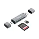 EQUIP 245460 Kartenleser mit USB 3.0-Hub, OTG